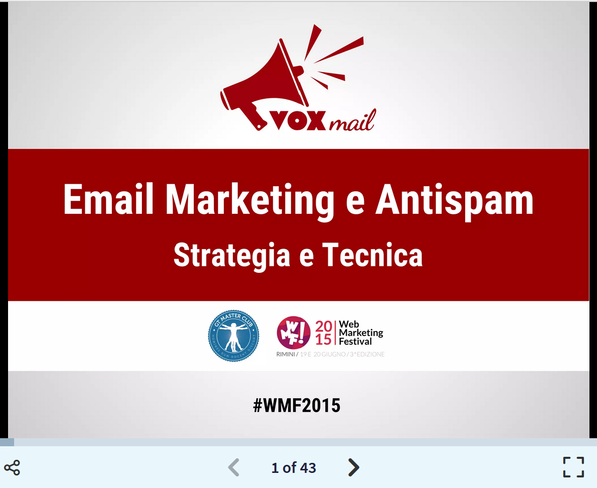 Email Marketing & Antispam - Strategia e Tecnica
