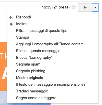 blocca mittente