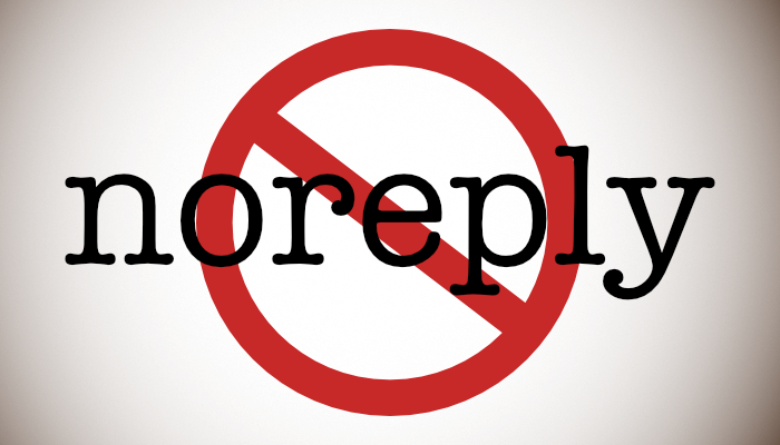 no reply