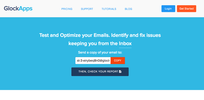 Homepage GlockApps